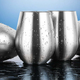 4-Pack Metal Wine Glasses + Wine Stopper | $22 | Daily Steals | Promo code KJWINE